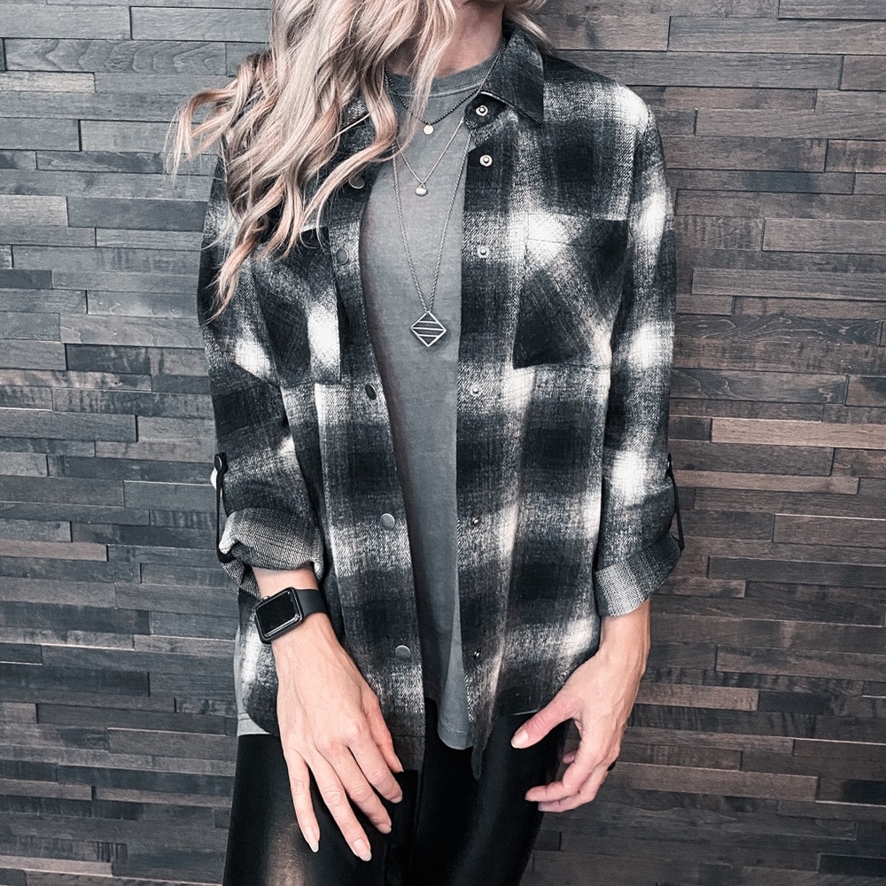 Flannel Plaid Shacket